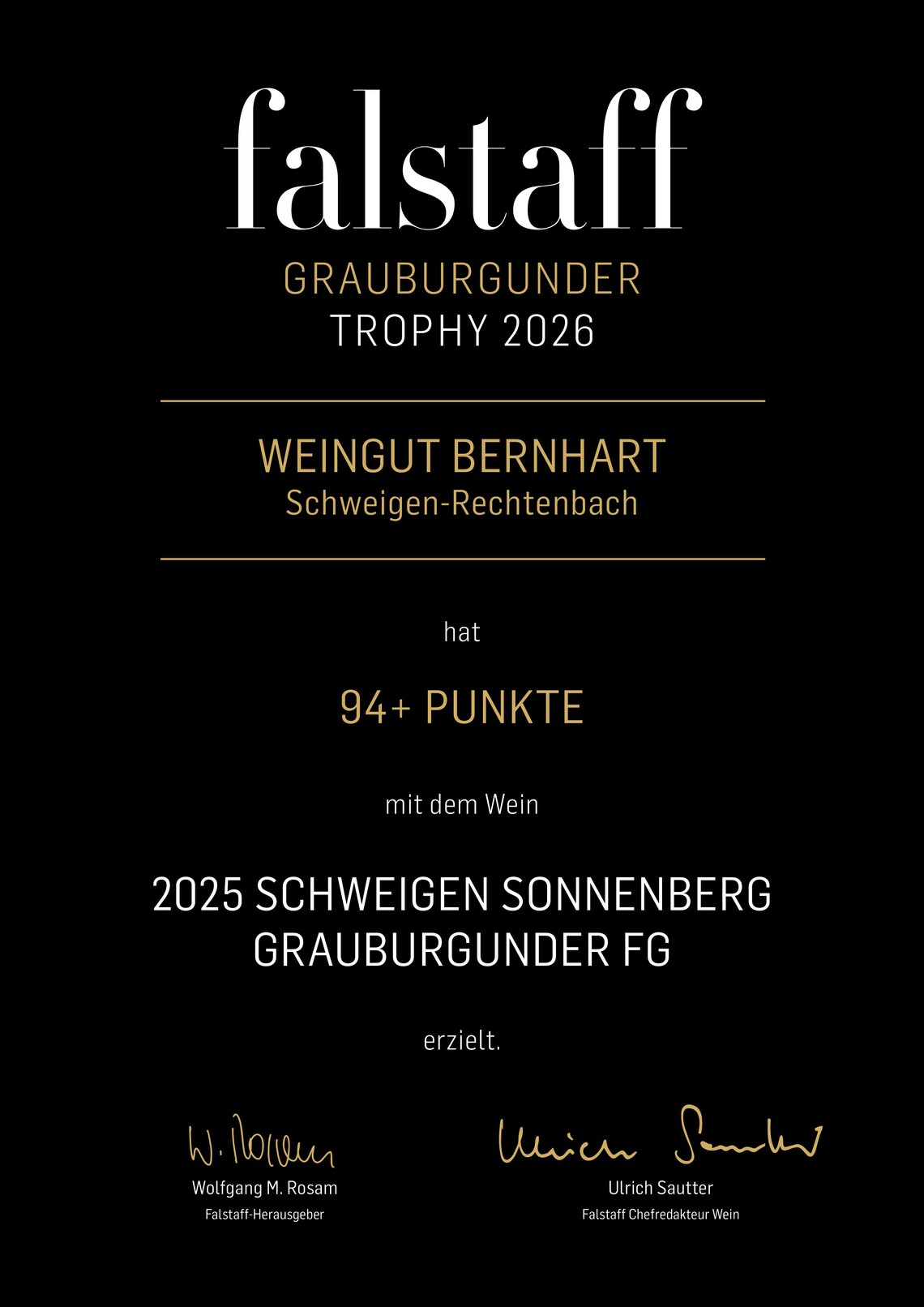 Falstaff Grbg. Trophy